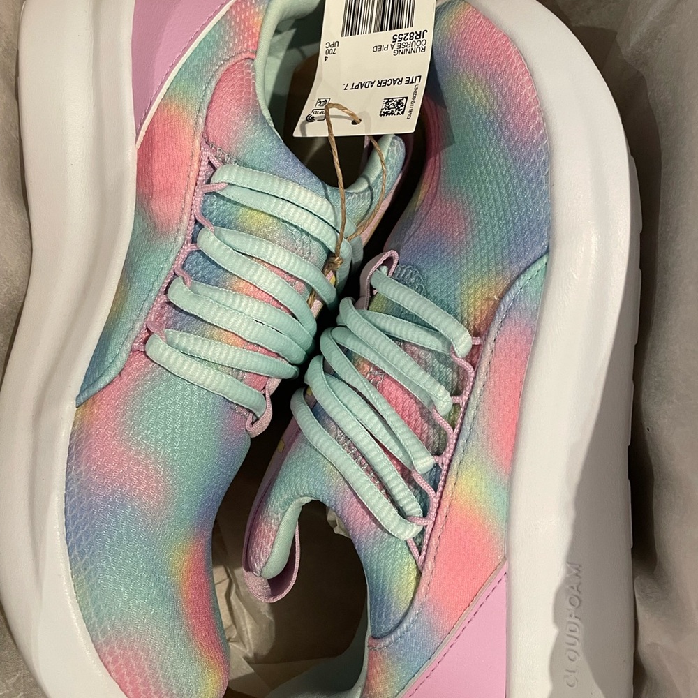 Adidas Lite Racer Adapt 7.0 in Lilac and Mint - Picture 3 of 8